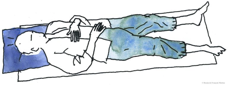 Dessin de François Matton Yoga Nidra Formation Yoga Nidra en France